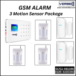 Verbex Wi-Fi GSM Alarm System with 3 motion sensor and 2 door sensor